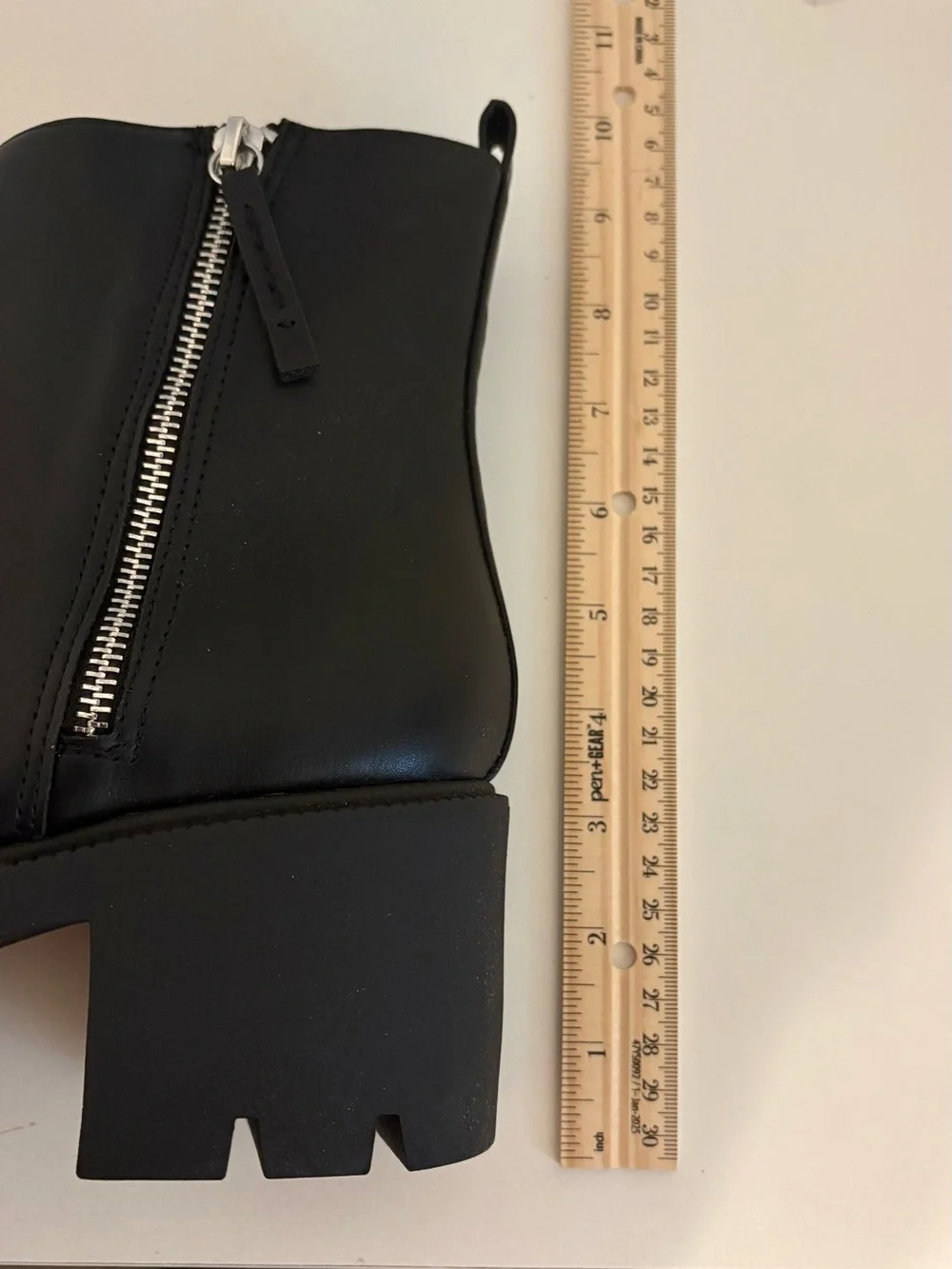 DV by DOLCE VITA Black Lug Platform Sole Chelsea Ankle Booties, NWOT, Size 10